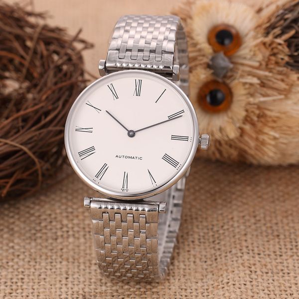 2023 men's deluxe automatic watch leisure fashion two-pin diamond garland series multi-function waterproof steel band watches, Slivery;brown
2023 men's deluxe automatic watch leisure fashion two-pin diamond garland series multi-function waterproof steel band watches, Slivery;brown