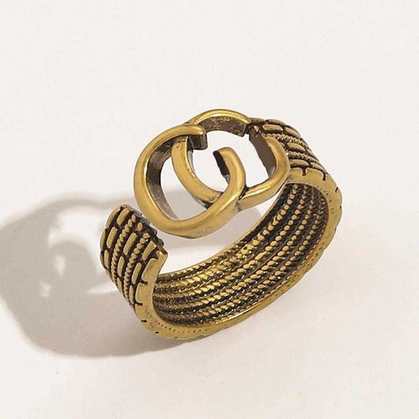 factory wholesale 2023 new luxury fashion jewelry for new small simple double personalized ancient gold brass versatile open ring, Silver
factory wholesale 2023 new luxury fashion jewelry for new small simple double personalized ancient gold brass versatile open ring, Silver