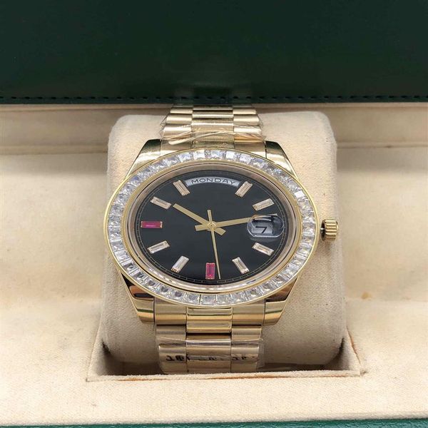test fashion men's watch 2813 daydate silver gold stainless steel automatic mechanical watches man wristwatches diamond di2854, Slivery;brown
test fashion men's watch 2813 daydate silver gold stainless steel automatic mechanical watches man wristwatches diamond di2854, Slivery;brown