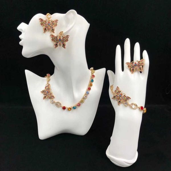 80% off 2023 new luxury fashion jewelry for double butterfly vegetable rhinestone necklace open bracelet brass material versatile ring, Silver
80% off 2023 new luxury fashion jewelry for double butterfly vegetable rhinestone necklace open bracelet brass material versatile ring, Silver