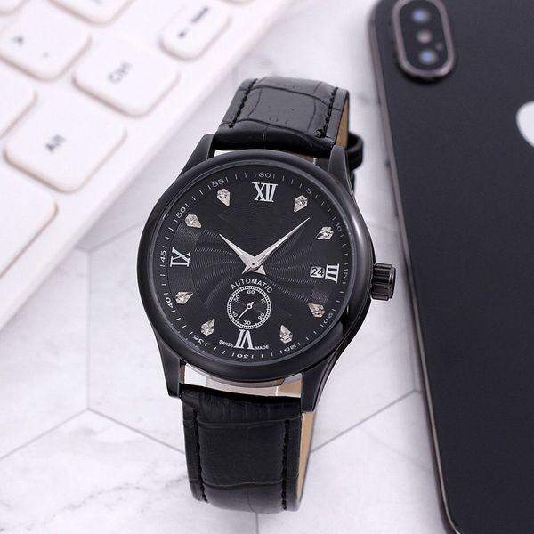 little needle run seconds automatic mechanical watch fashion mens sport watches leather belt luxury brand wristwatches montre de luxe, Slivery;brown
little needle run seconds automatic mechanical watch fashion mens sport watches leather belt luxury brand wristwatches montre de luxe, Slivery;brown