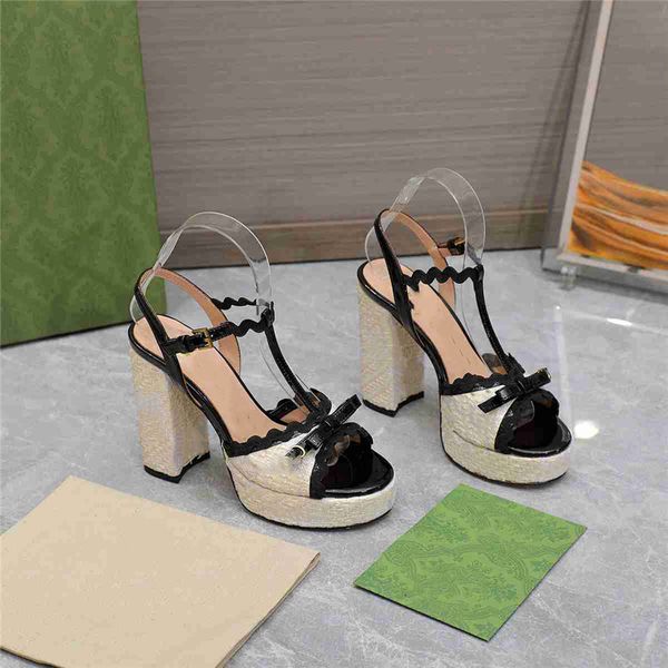 fashion sandals luxury design 2023 ggity women high heel leather letter logo wedding party casual slippers 02-021, Black