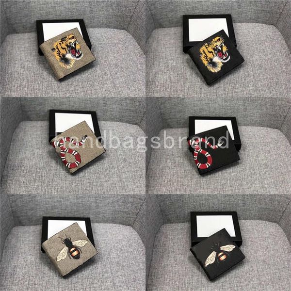 luxurys designers men animal short wallet leather black snake tiger bee wallets women short style purse wallet card holders with g293p, Red;black
luxurys designers men animal short wallet leather black snake tiger bee wallets women short style purse wallet card holders with g293p, Red;black