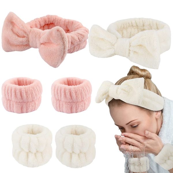 3pcs spa headbands and wrist washband set bow headband for face washing and makeup to prevent liquid from overflowing arm wrist strap women, Slivery;white
3pcs spa headbands and wrist washband set bow headband for face washing and makeup to prevent liquid from overflowing arm wrist strap women, Slivery;white
