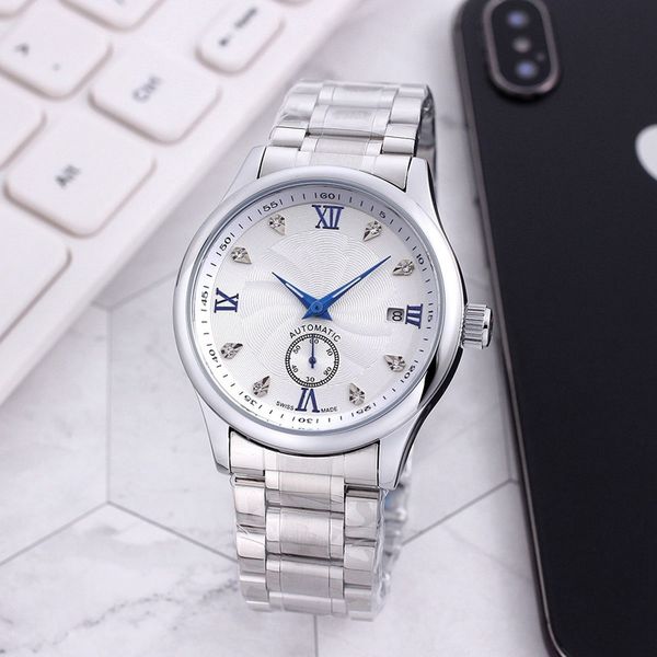 little needle run seconds automatic mechanical watch fashion mens sport watches steel belt luxury brand wristwatches montre de luxe, Slivery;brown
little needle run seconds automatic mechanical watch fashion mens sport watches steel belt luxury brand wristwatches montre de luxe, Slivery;brown
