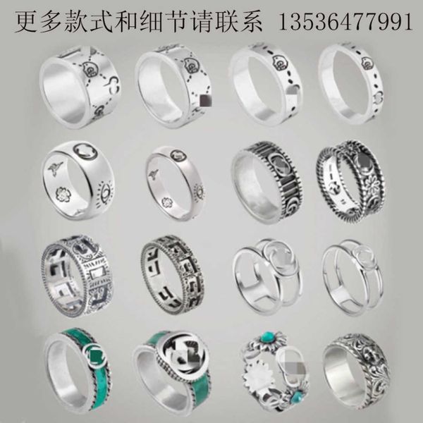 70% off 2023 new luxury fashion jewelry for sterling silver old classic double simple men's and women's ring
70% off 2023 new luxury fashion jewelry for sterling silver old classic double simple men's and women's ring
