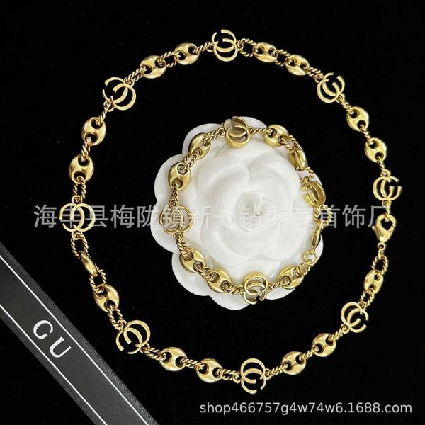 70% off gold chain fried dough twists thread necklace ancient hollow bracelet make old personalized men's and women's, Silver
70% off gold chain fried dough twists thread necklace ancient hollow bracelet make old personalized men's and women's, Silver