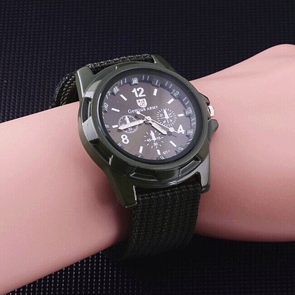 men army watch nylon military male quartz watches fabric canvas strap casual cool men's sport round dial, Slivery;golden
men army watch nylon military male quartz watches fabric canvas strap casual cool men's sport round dial, Slivery;golden