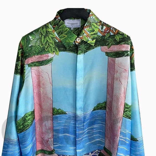 casablanca 22ss roman column pattern silk sicilian couple long sleeve shirt, White;black
casablanca 22ss roman column pattern silk sicilian couple long sleeve shirt, White;black