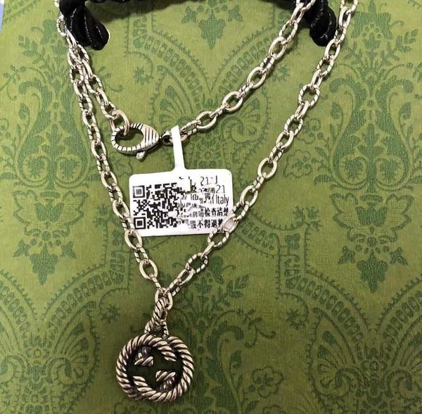 2023 new luxury fashion jewelry for silver double old carved pattern size men and women same fried dough twists necklace versatile
2023 new luxury fashion jewelry for silver double old carved pattern size men and women same fried dough twists necklace versatile