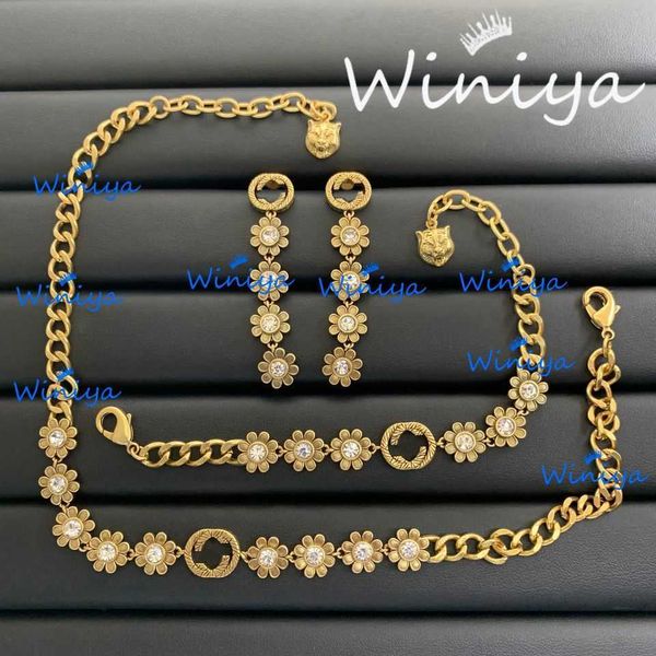 95% off 2023 new luxury fashion jewelry for family necklace new diamond inlaid flower neck chain bracelet earrings temperament jewelry set, Black
95% off 2023 new luxury fashion jewelry for family necklace new diamond inlaid flower neck chain bracelet earrings temperament jewelry set, Black