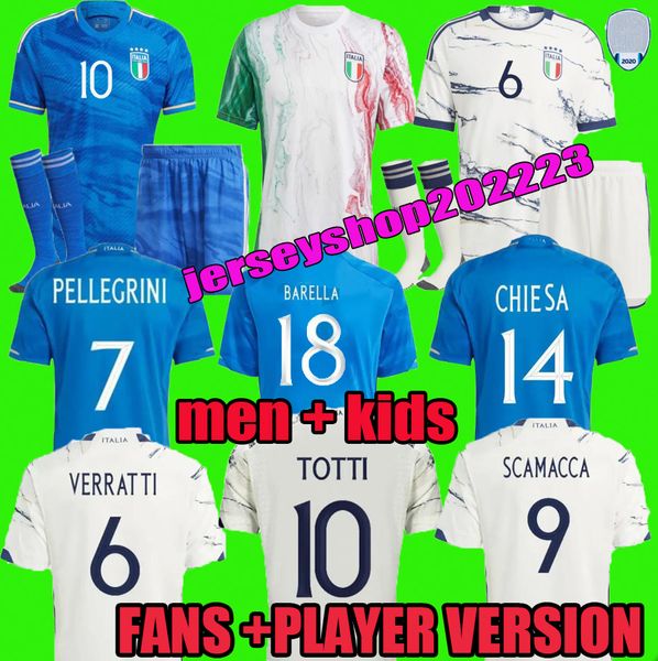 2023 soccer jerseys 2023 2024 maglie da calcio totti verratti chiesa gnonto football shirt t lorenzo pinamonti politano grifo men kids kit f, Black
2023 soccer jerseys 2023 2024 maglie da calcio totti verratti chiesa gnonto football shirt t lorenzo pinamonti politano grifo men kids kit f, Black