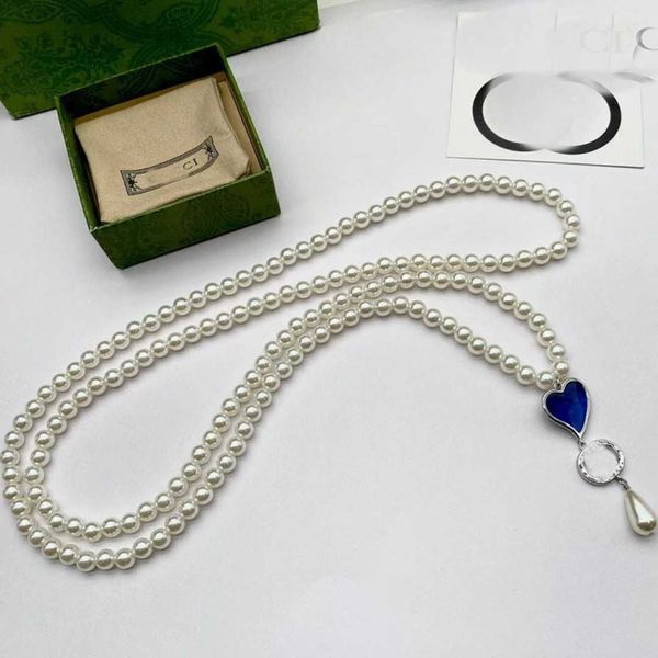 20% off all items 2023 new luxury fashion jewelry for advanced pearl heart double necklace brass versatile sweater chain women, Silver
20% off all items 2023 new luxury fashion jewelry for advanced pearl heart double necklace brass versatile sweater chain women, Silver
