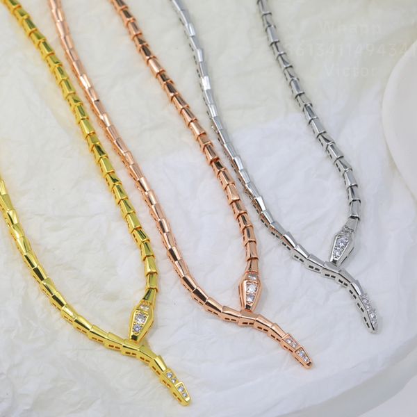 buigari snakelike designer necklace for woman gold plated 18k highest counter quality classic style never fade gift for girlfriend 005, Silver
buigari snakelike designer necklace for woman gold plated 18k highest counter quality classic style never fade gift for girlfriend 005, Silver