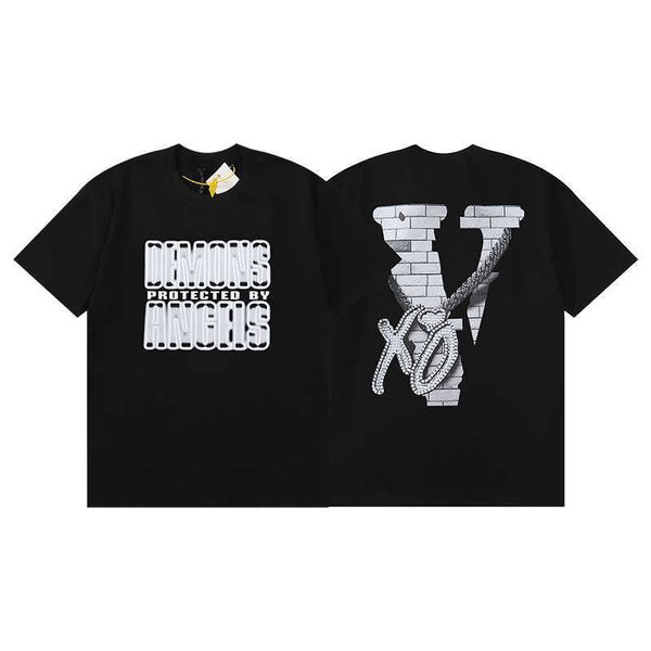 metal necklace youth couple loose fashion brand double yarn short sleeve t-shirt, Black;white
metal necklace youth couple loose fashion brand double yarn short sleeve t-shirt, Black;white