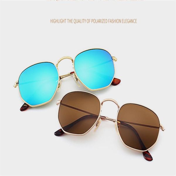classic vintage man woman sunglasses uv real glass hexagonal lenses pilot sun glasses metal frame with leather case 279p, White;black
classic vintage man woman sunglasses uv real glass hexagonal lenses pilot sun glasses metal frame with leather case 279p, White;black