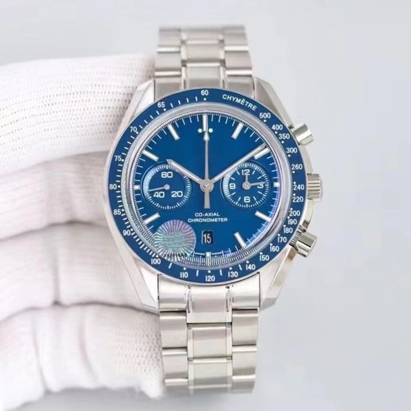 men's watch caliber 42mm silver dial ultra-9300 run second timing fully automatic winding blue face depth waterproof designer watch, Slivery;brown
men's watch caliber 42mm silver dial ultra-9300 run second timing fully automatic winding blue face depth waterproof designer watch, Slivery;brown