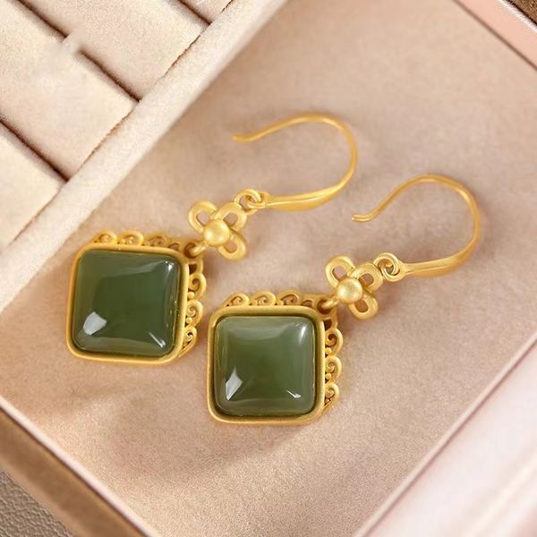 earring rack hetian jade green jade personality pattern geometric shape earrings fashion personality temperament women's earring earrin, White
earring rack hetian jade green jade personality pattern geometric shape earrings fashion personality temperament women's earring earrin, White