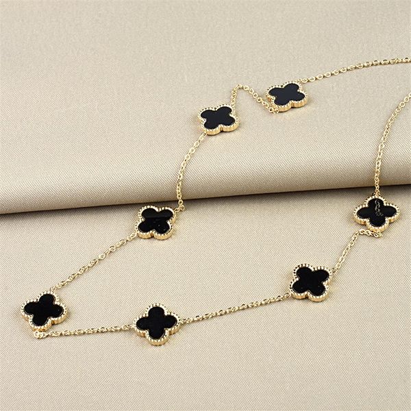 fine design titanium steel cute 4 leaf clover pendant necklace jewelry for women gift3103, Silver
fine design titanium steel cute 4 leaf clover pendant necklace jewelry for women gift3103, Silver