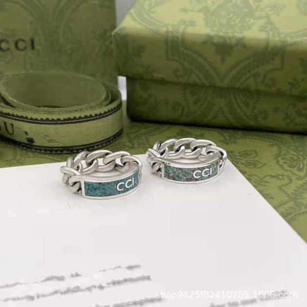 20% off all items 2023 new luxury fashion jewelry for new silver double light green enamel ring for men and women
20% off all items 2023 new luxury fashion jewelry for new silver double light green enamel ring for men and women