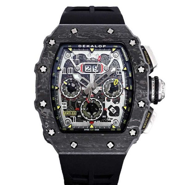 luxury automatic mechanical watch richa milles carbon fiber men's mile barrel-shaped full-automatic large dial the same mod ib0i
luxury automatic mechanical watch richa milles carbon fiber men's mile barrel-shaped full-automatic large dial the same mod ib0i