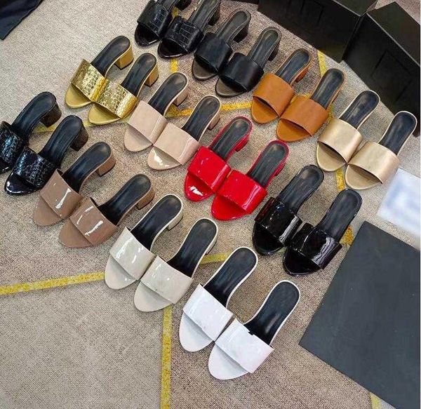 heel designer chunky slippers summer women alligator yslitys pattern leather sandal classic calfskin slides luxury womens fashion sandals, Black
heel designer chunky slippers summer women alligator yslitys pattern leather sandal classic calfskin slides luxury womens fashion sandals, Black