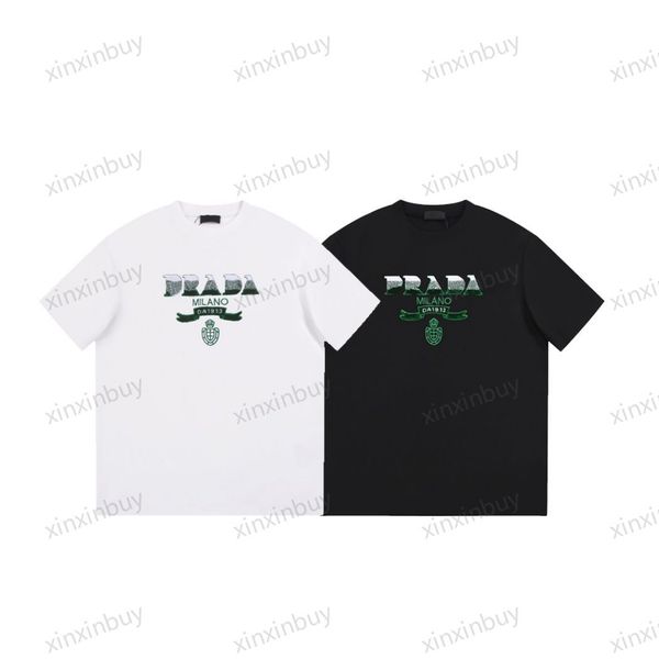 xinxinbuy men designer tee t shirt 23ss sequin letter embroidery print short sleeve cotton women black white blue 301930 xs-2xl, Black;brown
xinxinbuy men designer tee t shirt 23ss sequin letter embroidery print short sleeve cotton women black white blue 301930 xs-2xl, Black;brown