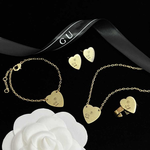 factory wholesale 2023 new luxury fashion jewelry for new carved heart necklace adjustable premium feel bracelet male and female earring rin, Black
factory wholesale 2023 new luxury fashion jewelry for new carved heart necklace adjustable premium feel bracelet male and female earring rin, Black