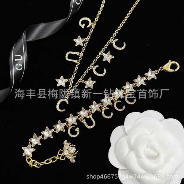 70% off 2023 new luxury fashion jewelry for new bee star necklace double diamond tassel bracelet women's luxury temperament, Silver
70% off 2023 new luxury fashion jewelry for new bee star necklace double diamond tassel bracelet women's luxury temperament, Silver