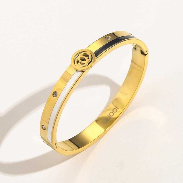 20% off 2023 new luxury fashion jewelry for double stainless enamel buckle women's ins titanium steel stamp bracelet, White
20% off 2023 new luxury fashion jewelry for double stainless enamel buckle women's ins titanium steel stamp bracelet, White