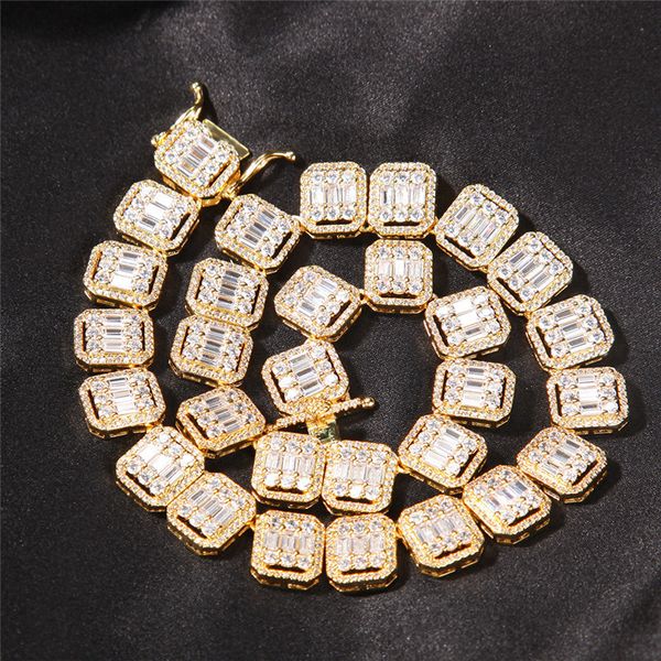 5 colors for options 13mm 18-24inch gold plated ice out cz stone tennis chain necklace jewelry for men women, Silver
5 colors for options 13mm 18-24inch gold plated ice out cz stone tennis chain necklace jewelry for men women, Silver