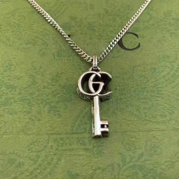 20% off 2023 new luxury fashion jewelry for used new vine carving double large shape key couple necklace sweater chain, Silver
20% off 2023 new luxury fashion jewelry for used new vine carving double large shape key couple necklace sweater chain, Silver