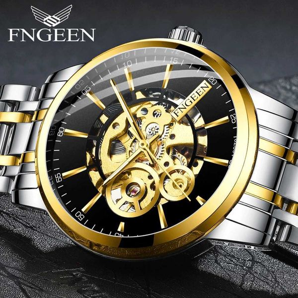 fenzun business watch men's mechanical watch fully automatic hollow new concept waterproof luminous fashion men's watch, Slivery;black
fenzun business watch men's mechanical watch fully automatic hollow new concept waterproof luminous fashion men's watch, Slivery;black
