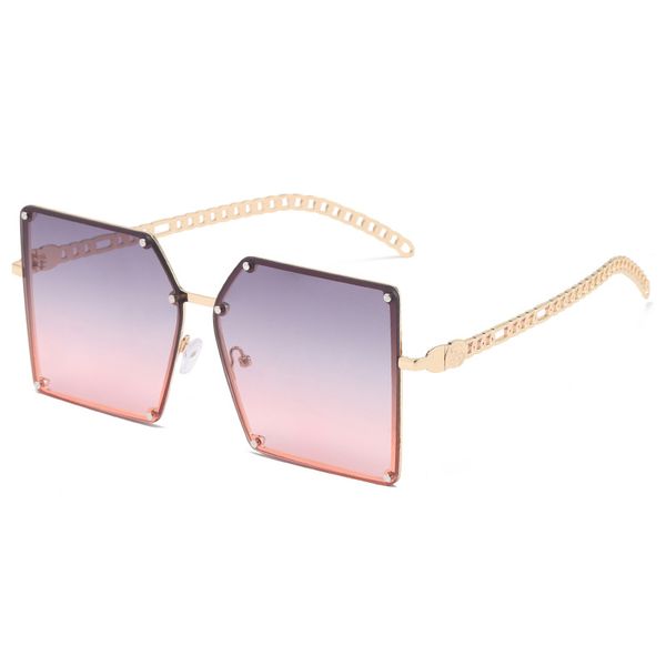 New trendy big frame sunglasses personality chain temples trendy street photo catwalk sunshade sunglasses women
New trendy big frame sunglasses personality chain temples trendy street photo catwalk sunshade sunglasses women