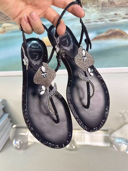 summer luxury morgana sandals shoes lady crystal thong crystal strappy flip flops renescaovilla casual women lady walking eu35-43 original b, Black
summer luxury morgana sandals shoes lady crystal thong crystal strappy flip flops renescaovilla casual women lady walking eu35-43 original b, Black