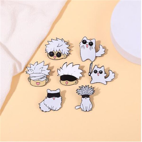 fashion cartoon cartoon brooch charm surrounding metal badge five pieces of understanding cat bag accessories pin baking paint brooch ab1103, Gray
fashion cartoon cartoon brooch charm surrounding metal badge five pieces of understanding cat bag accessories pin baking paint brooch ab1103, Gray