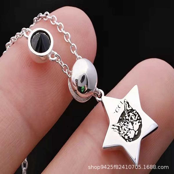 fashion collection 2023 new luxury fashion jewelry for new three-dimensional star cat collar chain gift, Silver
fashion collection 2023 new luxury fashion jewelry for new three-dimensional star cat collar chain gift, Silver