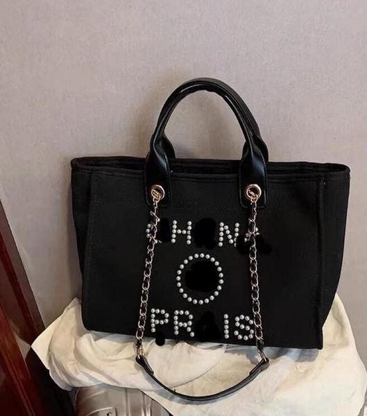 fashion women shoulder messenger bag large capacity pearl canvas bag designer bags handbags chain bagss h00860, Black;red
fashion women shoulder messenger bag large capacity pearl canvas bag designer bags handbags chain bagss h00860, Black;red