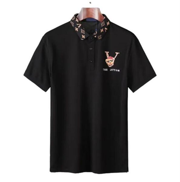 lapel short-sleeved men's polo ins summer trend business casual polo shirt men's high-grade embroidered t-shirt men breathable abs, White;black
lapel short-sleeved men's polo ins summer trend business casual polo shirt men's high-grade embroidered t-shirt men breathable abs, White;black