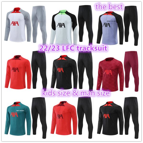 22 23 tracksuit and kids kit long sleeve soccer diogo alexander arnold 2022 2023 men kit football training suit set jacket, Black
22 23 tracksuit and kids kit long sleeve soccer diogo alexander arnold 2022 2023 men kit football training suit set jacket, Black