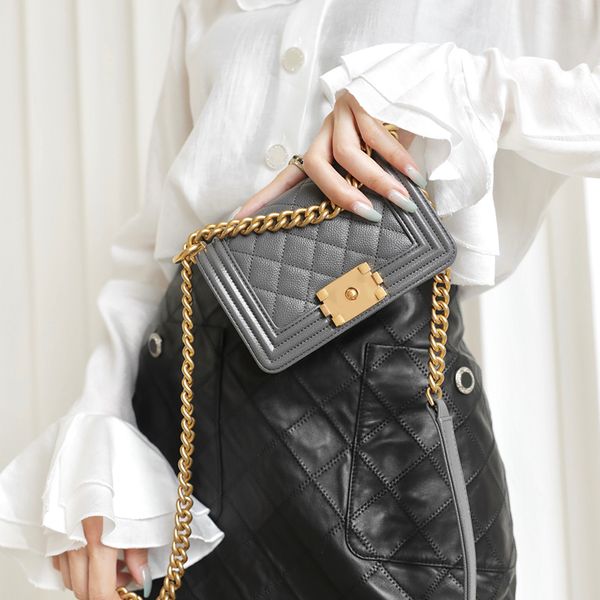 designer boy flap bag genuine leather shoulder bag 15cm lady chain bag delicate knockoff super_bagss with box yc102
designer boy flap bag genuine leather shoulder bag 15cm lady chain bag delicate knockoff super_bagss with box yc102