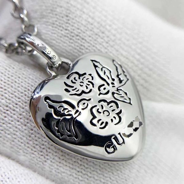 2023 new luxury fashion jewelry for fearless heartshaped skeleton tiger bird song flower high version lovers personality necklace, Silver
2023 new luxury fashion jewelry for fearless heartshaped skeleton tiger bird song flower high version lovers personality necklace, Silver