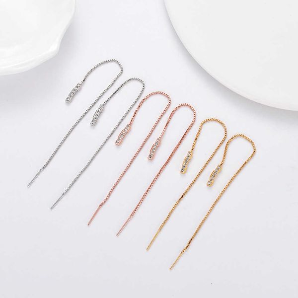 70% off 2023 new luxury fashion jewelry for double same new product link to love with drill long ear chain without trace, Silver
70% off 2023 new luxury fashion jewelry for double same new product link to love with drill long ear chain without trace, Silver