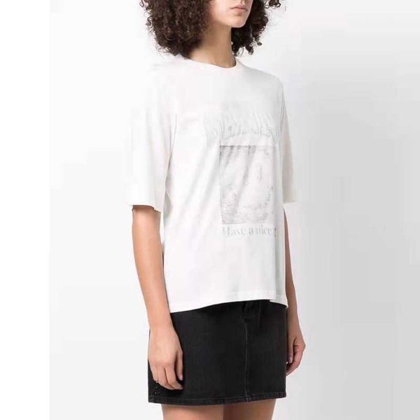 ganni 2023ss women designer t shirt beach tees style english letter smiling printed cotton women short sleeve t-shirt, White
ganni 2023ss women designer t shirt beach tees style english letter smiling printed cotton women short sleeve t-shirt, White