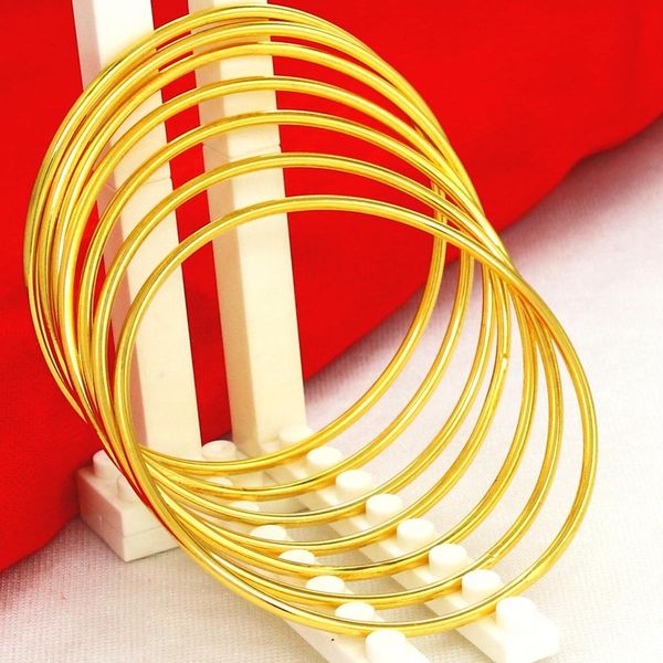 12pieces wholesale women bangle bracelet classic style thin smooth 18k yellow gold filled solid wedding party lady bride jewelry gift, Black
12pieces wholesale women bangle bracelet classic style thin smooth 18k yellow gold filled solid wedding party lady bride jewelry gift, Black