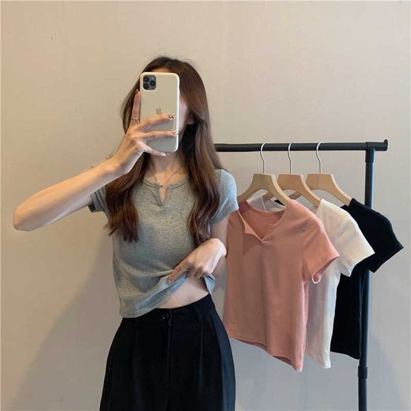 t-shirt women's summer design feeling slim fit with exposed navel spicy girls' short sleeve student 2023 new clothes, White
t-shirt women's summer design feeling slim fit with exposed navel spicy girls' short sleeve student 2023 new clothes, White