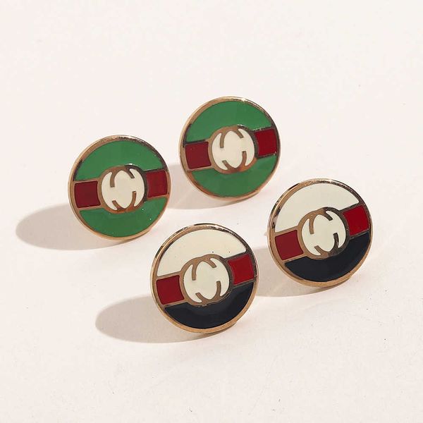 design luxury jewelry titanium earrings female antique stainless steel enamel classic temperament color earrings, Golden
design luxury jewelry titanium earrings female antique stainless steel enamel classic temperament color earrings, Golden
