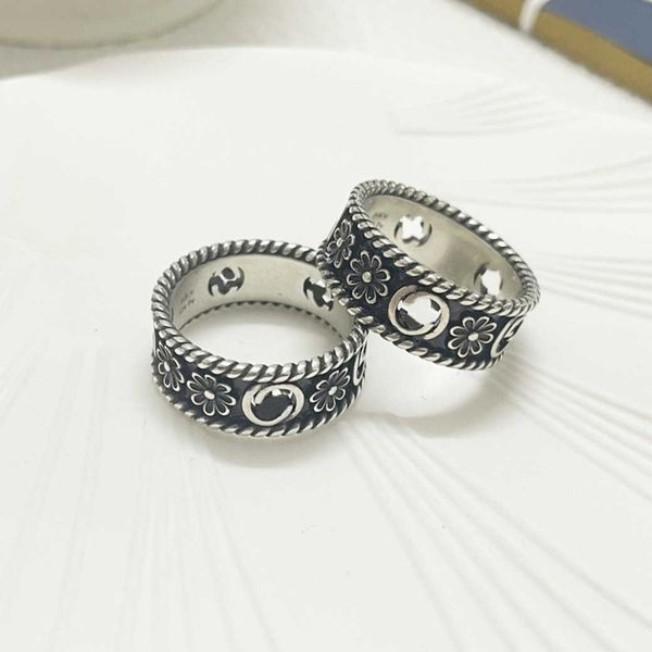 factory wholesale 2023 new luxury fashion jewelry for silver ancient daisy flower double couple pair old ring valentine's day gift
factory wholesale 2023 new luxury fashion jewelry for silver ancient daisy flower double couple pair old ring valentine's day gift