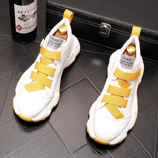2023 trend luxury designer platform shoes elastic band casual shoes for men flats rock prom loafers walking sneakers d2a34, Black
2023 trend luxury designer platform shoes elastic band casual shoes for men flats rock prom loafers walking sneakers d2a34, Black