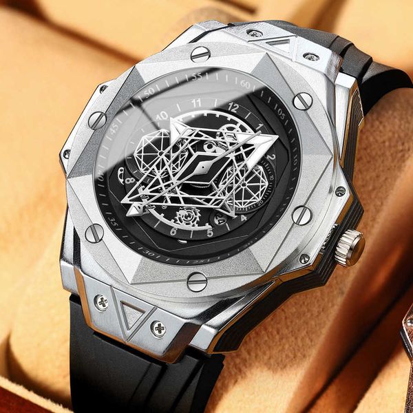 new bingbang brand tiktok watch men's fashion trend tattoo waterproof silicone quartz watch, Slivery;black
new bingbang brand tiktok watch men's fashion trend tattoo waterproof silicone quartz watch, Slivery;black